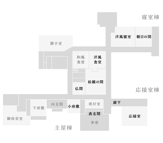松籟閣の地図