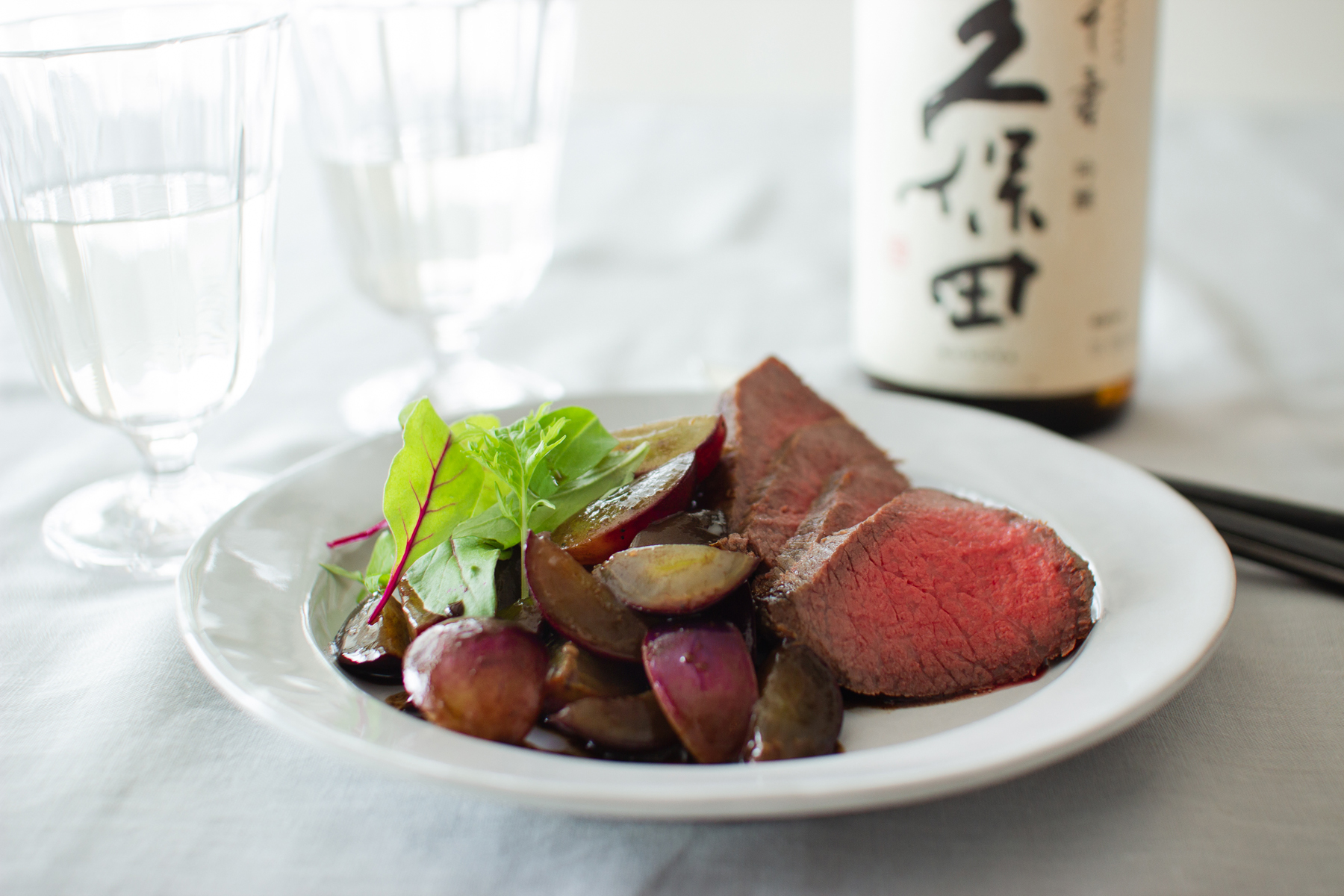 Roast Beef with Grape Sauce | english recipe | KUBOTA Official Web Site